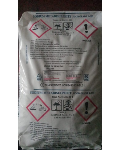 SODYUM META BİSÜLFİT - YERLİ
