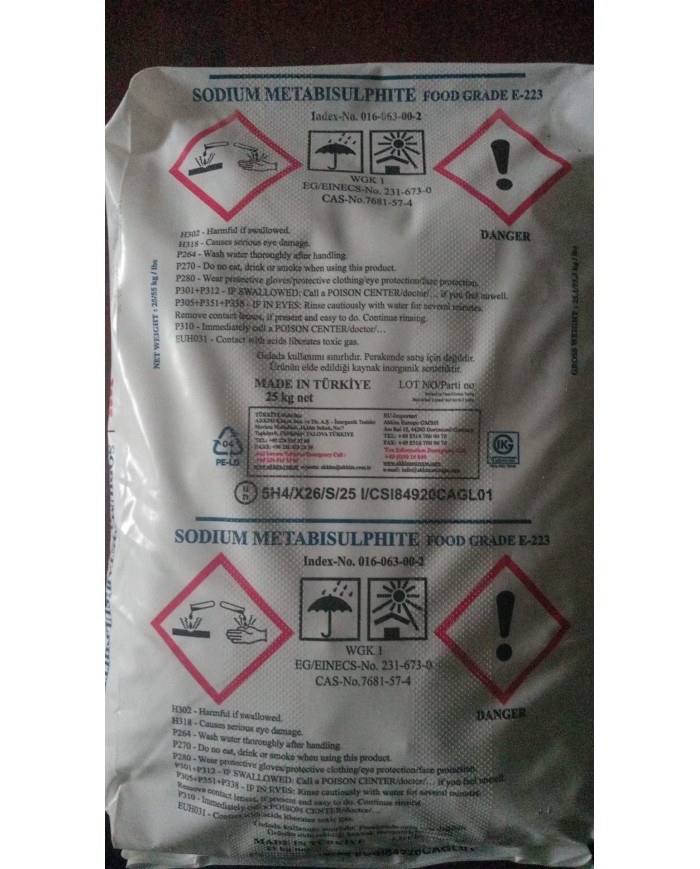 SODIUM METABISULPHITE DOMESTIC PRODUCT