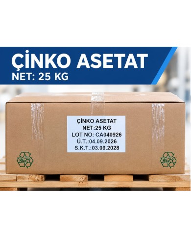 ÇİNKO ASETAT / YERLİ